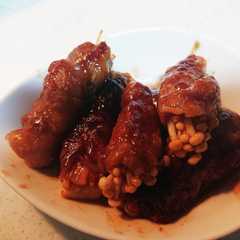 รูปของ えのきの大葉&肉巻き
