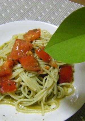 シェフ直伝◆トマトとバジルの冷製パスタ-レシピのメイン写真