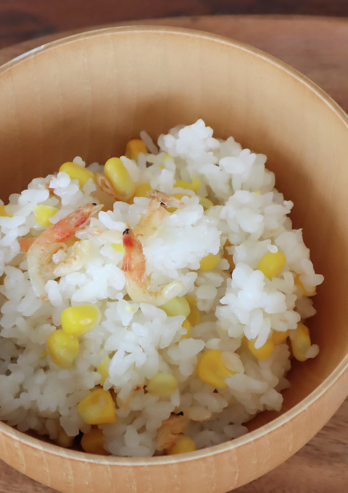 レンジで♪干しエビのとうもろこしごはん-レシピのメイン写真