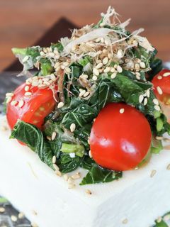 レンジで作る☆モロヘイヤのおかか和え-レシピのメイン写真
