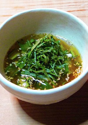 冷や汁風の冷たいみそ汁-レシピのメイン写真