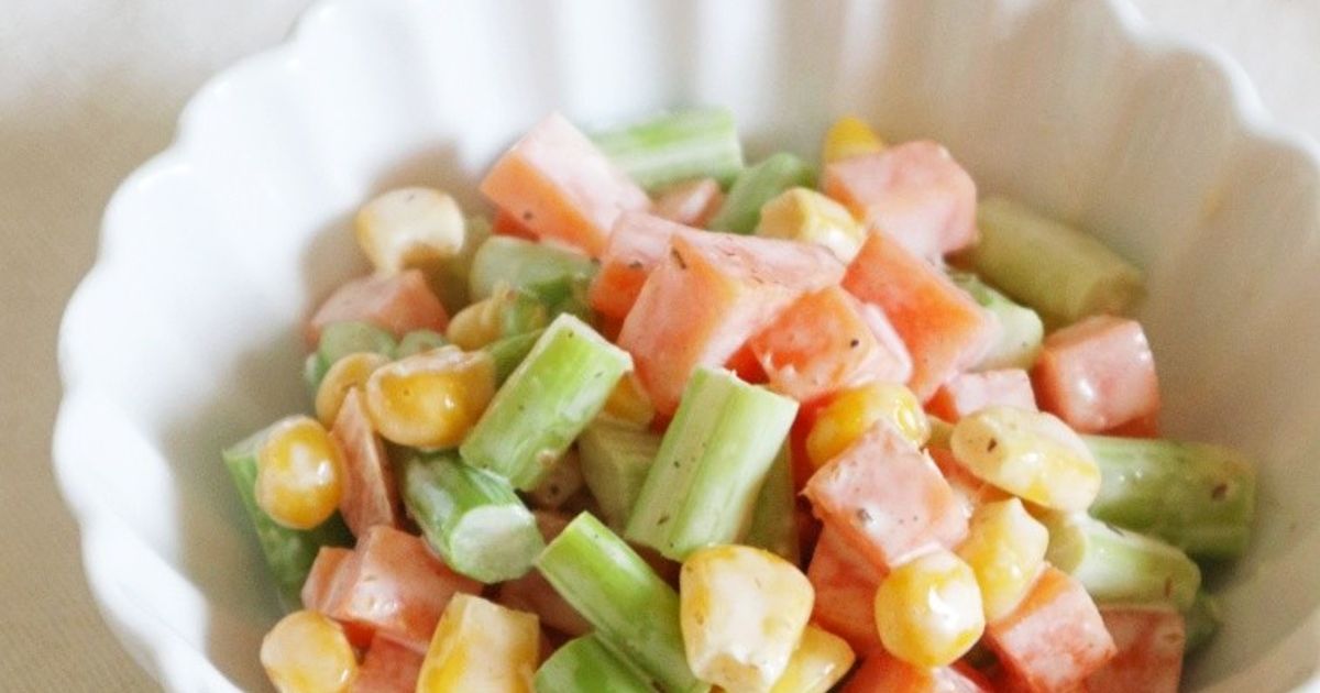 基本からアレンジまで！思わずつくりたくなる「アスパラ コーンサラダ