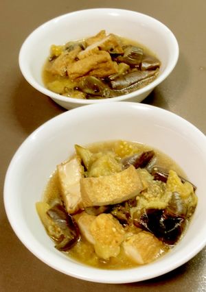 なすといえばコレ なすと厚揚げの煮物-レシピのメイン写真