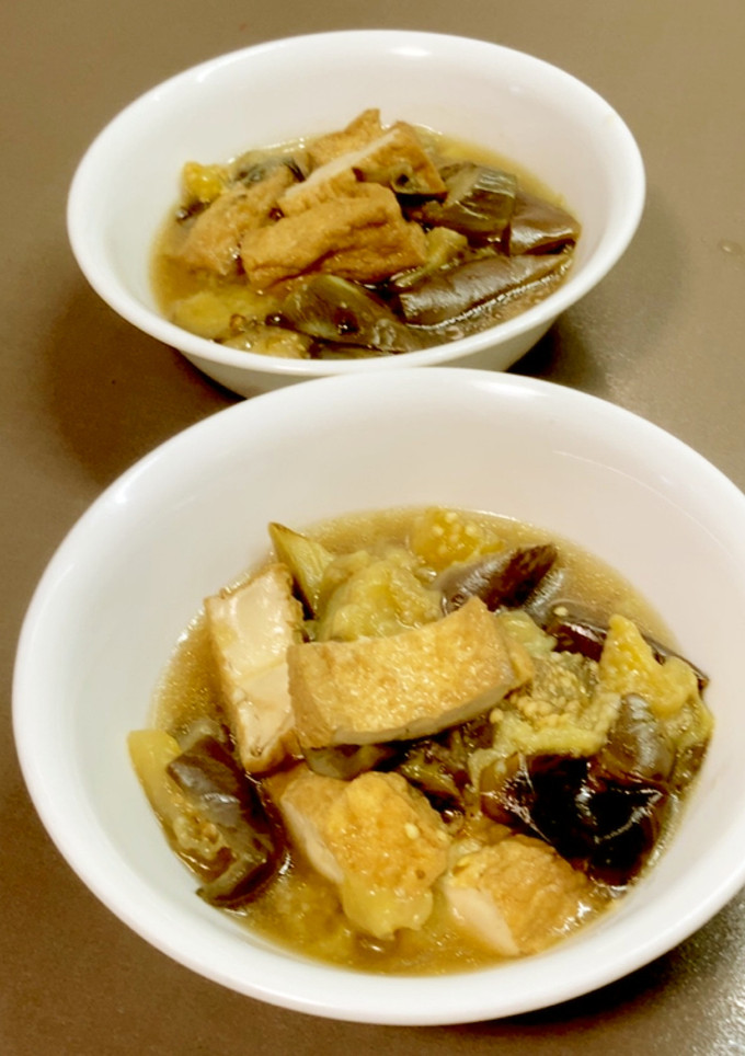 なすといえばコレ なすと厚揚げの煮物-レシピのメイン写真