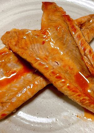 韓国風！？鰹のハラモのピリ辛・ステーキ-レシピのメイン写真