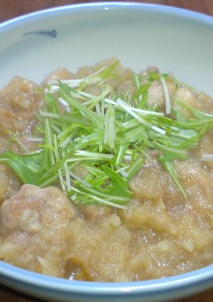 やさしいお味♪鶏肉のさっぱりみぞれ煮-レシピのメイン写真