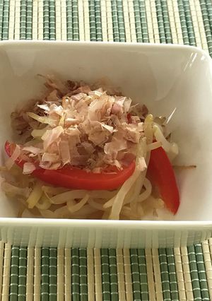 もやしとパプリカのお浸し（透析食）-レシピのメイン写真