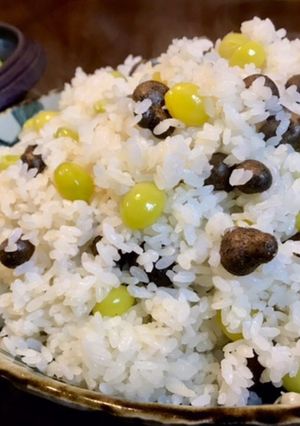 秋の味覚!むかご銀杏ごはん-レシピのメイン写真
