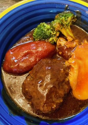ピリ辛メキシカンハンバーグ-レシピのメイン写真