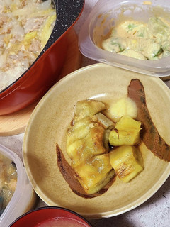 焼き茄子メインでお夕飯-レシピのメイン写真