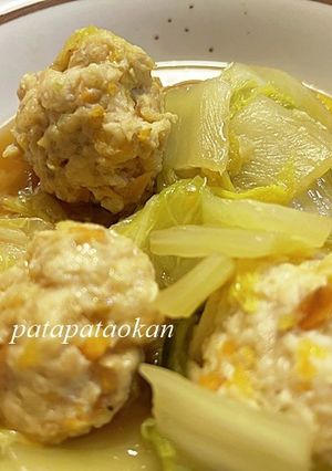 白菜と肉団子のカレー煮込み-レシピのメイン写真
