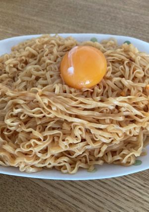 【簡単】チキンラーメン油そば-レシピのメイン写真