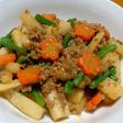 大根といんげんの味噌炒め