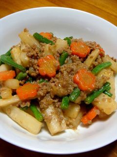大根といんげんの味噌炒め-レシピのメイン写真