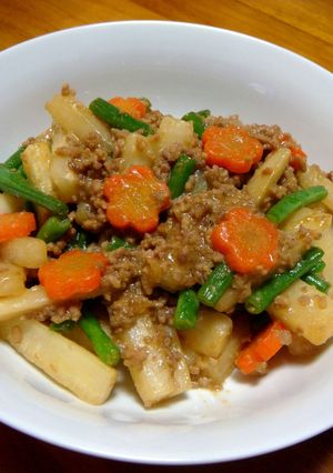 大根といんげんの味噌炒め-レシピのメイン写真