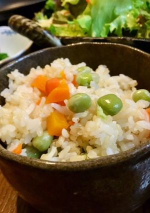 人参と青豆の優しいごはん-レシピのメイン写真