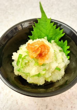 さっぱり梅肉のせ♪大根おろしの煎り酒和え-レシピのメイン写真