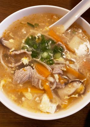 酸辣湯スープ-レシピのメイン写真