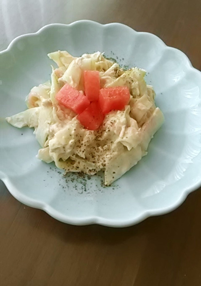 和えるだけ　スイカの皮とシーチキン-レシピのメイン写真