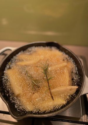 スキレットで♡美味しすぎるフライドポテト-レシピのメイン写真