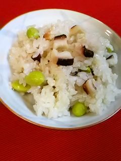 タコと枝豆の炊き込みごはん-レシピのメイン写真