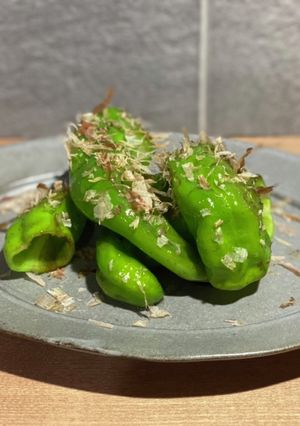 ジャンボししとうの醤油炒め-レシピのメイン写真