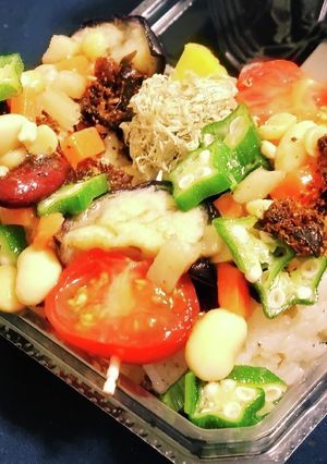 おかず野菜畑&盛り盛りボックン おにぎり-レシピのメイン写真