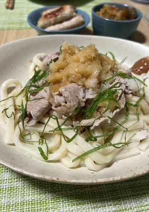 豚しゃぶおろしぶっかけうどん-レシピのメイン写真