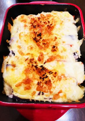 茄子トマトじゃがのチーズ焼き-レシピのメイン写真