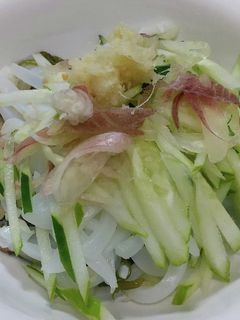 きゅうりといかとめかぶの酢の物-レシピのメイン写真