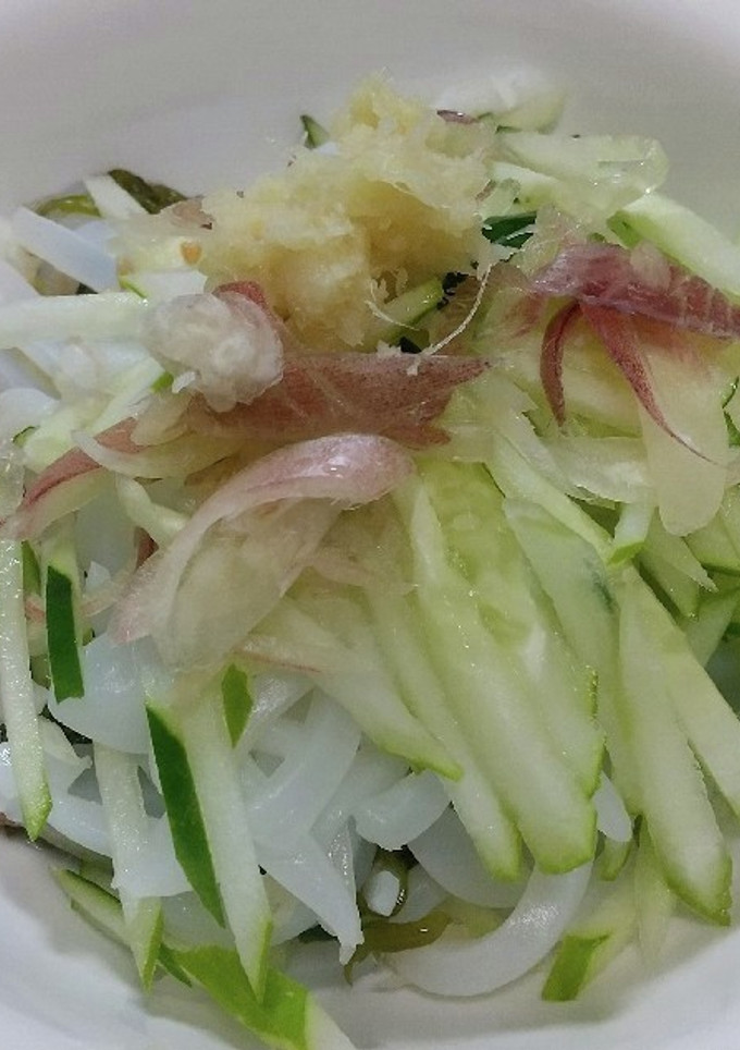 きゅうりといかとめかぶの酢の物-レシピのメイン写真