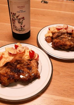 スパイシーチキンのトマトタルタル添え-レシピのメイン写真