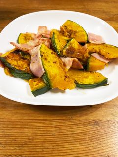 ほりにしスパイスカボチャ炒め-レシピのメイン写真