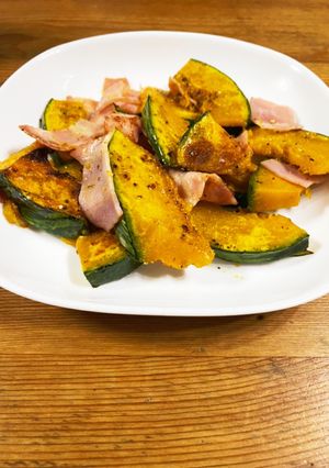 ほりにしスパイスカボチャ炒め-レシピのメイン写真