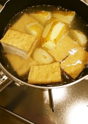 じゃ芋と厚揚げ煮-レシピのメイン写真