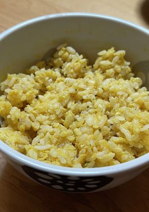 火を使わない！レンチンでパラパラ黄金炒飯-レシピのメイン写真