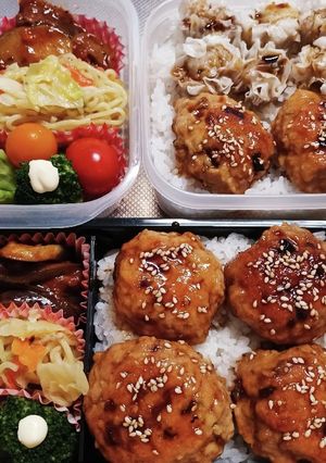 高校生息子、旦那弁当(8/4)-レシピのメイン写真