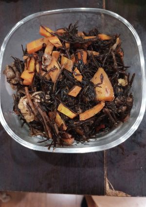 牛肉入りひじきの煮物-レシピのメイン写真