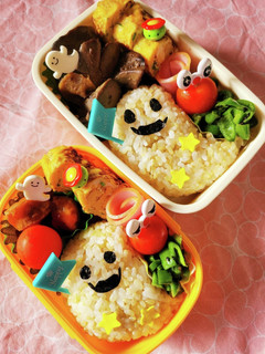 キャラ弁☆シンプル簡単おばけ弁当☆-レシピのメイン写真