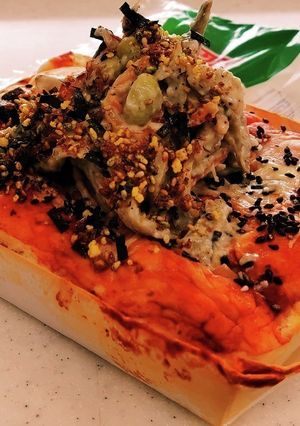 根菜ごまマヨサラダ&ごま塩味道楽ピザパン-レシピのメイン写真