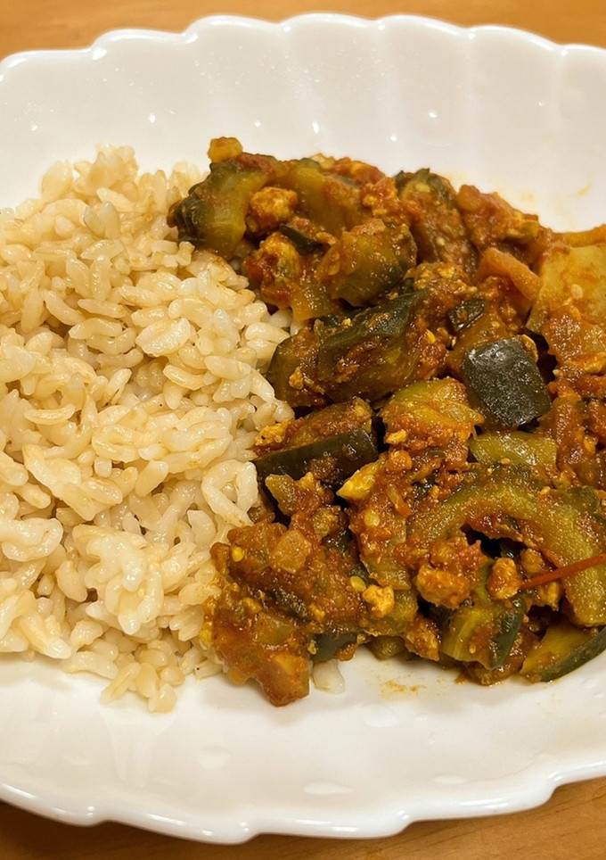 簡単！夏野菜のキーマカレー♪ルウ不使用！-レシピのメイン写真