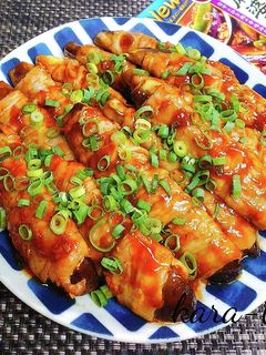 なすといえばコレ!ウマい!肉巻き麻婆茄子-レシピのメイン写真