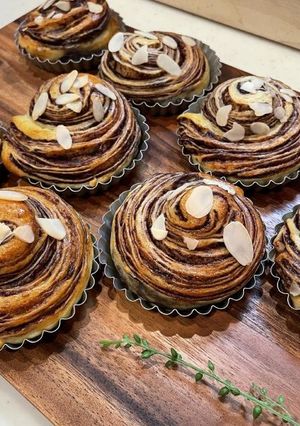 しましまがとても綺麗なマーブルチョコパン-レシピのメイン写真