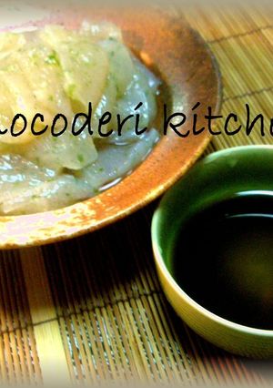 刺身コンニャクはにんにくポン酢醤油でね♪-レシピのメイン写真