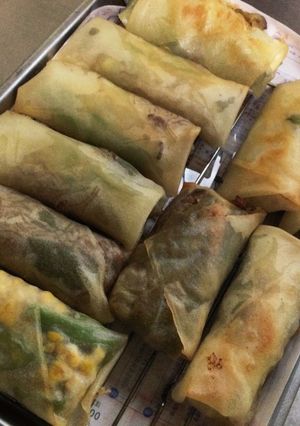 夏野菜たちの春巻き-レシピのメイン写真