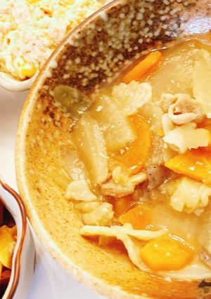 豚汁 カレー風味 スープカレー-レシピのメイン写真