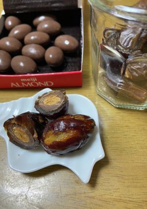 アーモンドチョコデーツ-レシピのメイン写真
