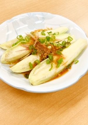 レンジで簡単！なすの生姜醬油かけ-レシピのメイン写真
