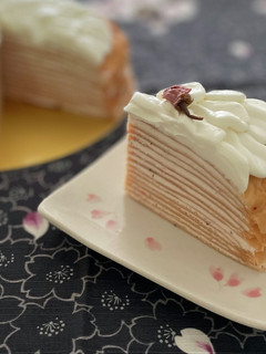桜のミルクレープ-レシピのメイン写真