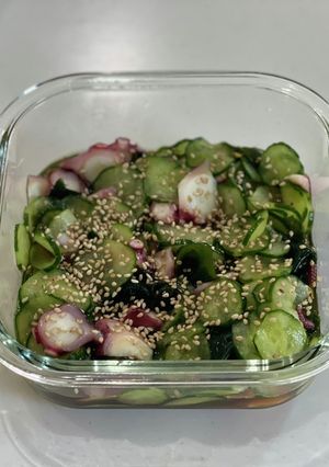 きゅうりとたことわかめの酢の物-レシピのメイン写真